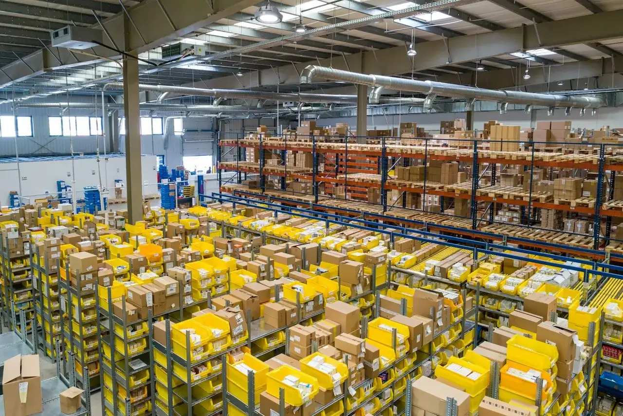 Warehouse pallet racking and receiving dock inspected for pest activity